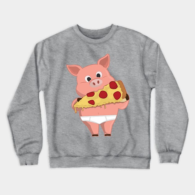 One slice for piggy! Crewneck Sweatshirt by FamiLane